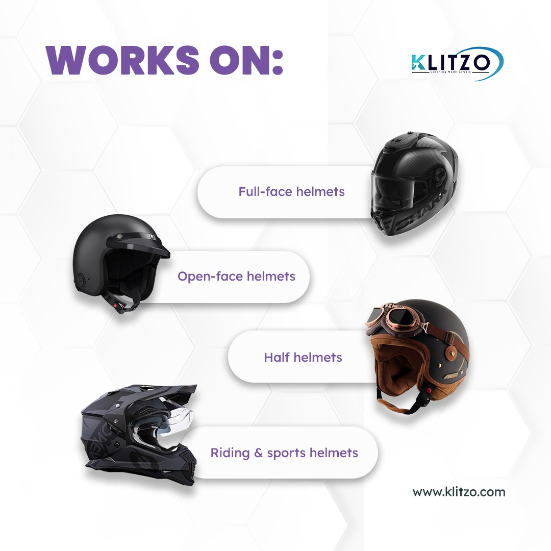 KLITZO Anti-bacterial Deodorizing Helmet Spray 100ml 2