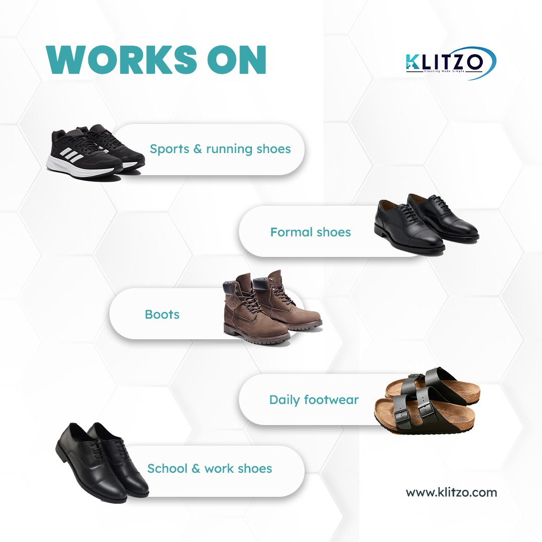 KLITZO Shoe Deodorizer and Disinfectant Spray 100ml 3