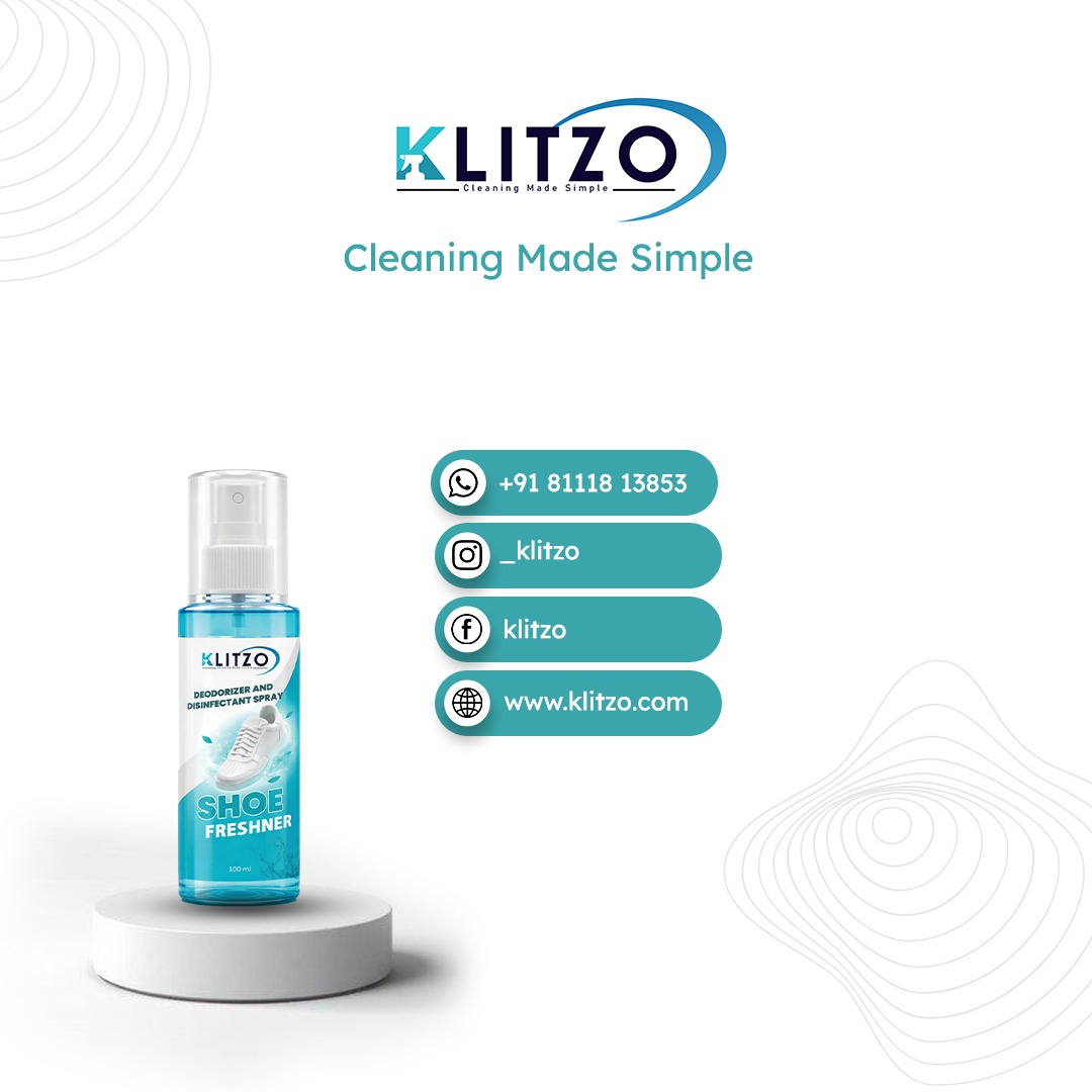 KLITZO Shoe Deodorizer and Disinfectant Spray 100ml 4